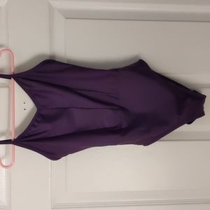 Audition Dancewear Purple Leotard . Size L C